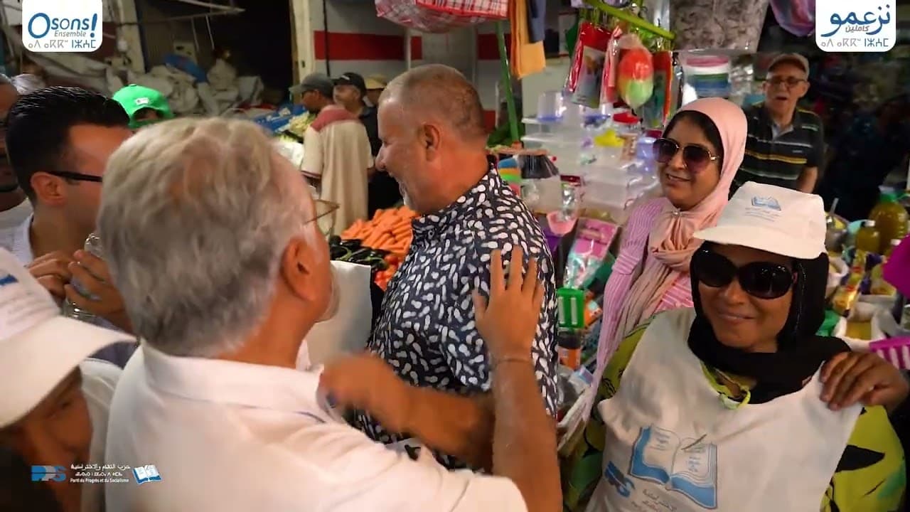 من أجواء الحملة الانتخابية بالدائرة المحلية الحي الحسني