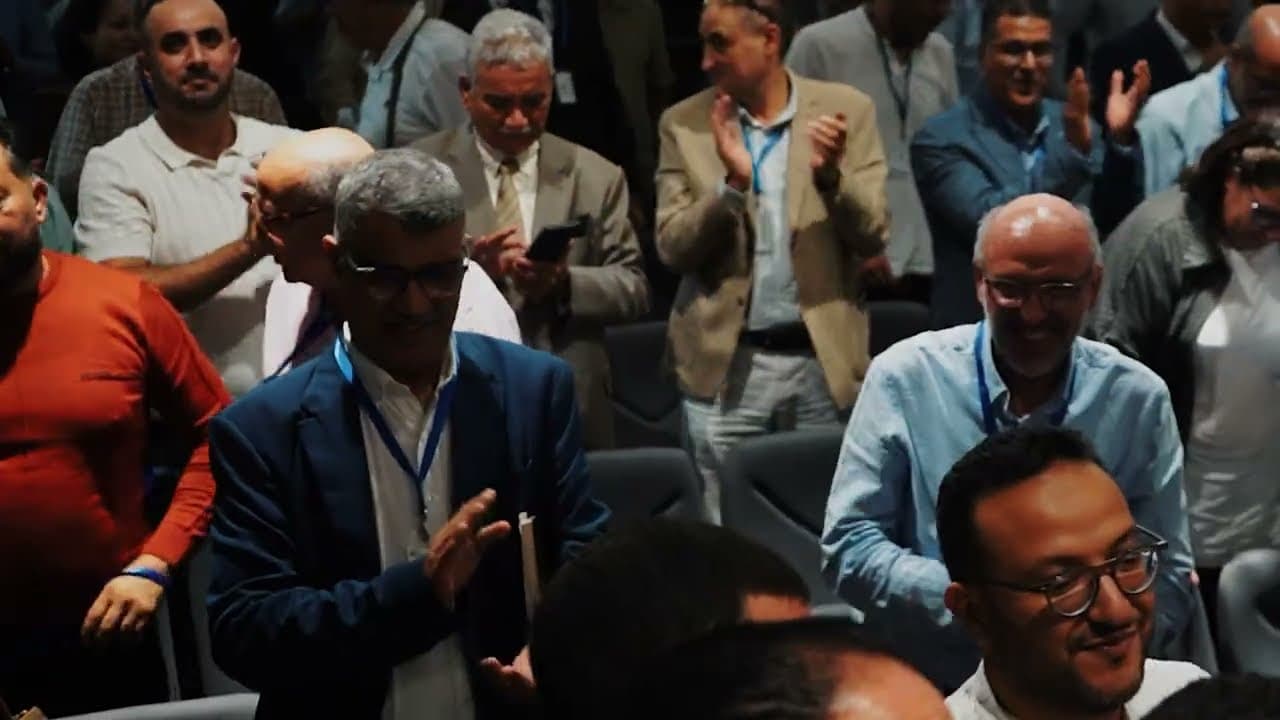 لحظات من أشغال الدورة الاستثنائية للجنة المركزية لحزب التقدم والاشتراكية.